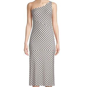 Rachel Pally Women's Nikolla Dress, Black/White Stripe, XS